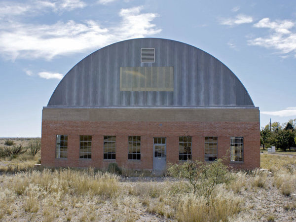 Donald Judd's addendum to the Artillery Shed at the Chinati Foundation, Marfa Texas. Photo by Carol M. Highsmith/Buyenlarge/Getty Images.