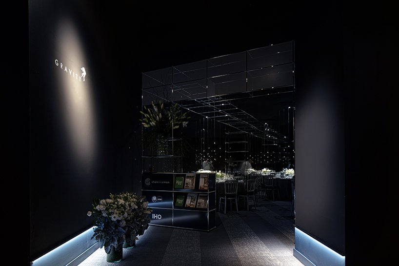 chain + siman designs 'gravity' restaurant based on the visual minimalism of alfonso cuaron designboom