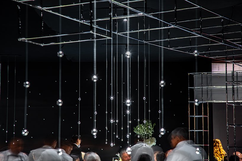 chain + siman designs 'gravity' restaurant based on the visual minimalism of alfonso cuaron designboom