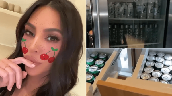 Kim Kardashian fridge