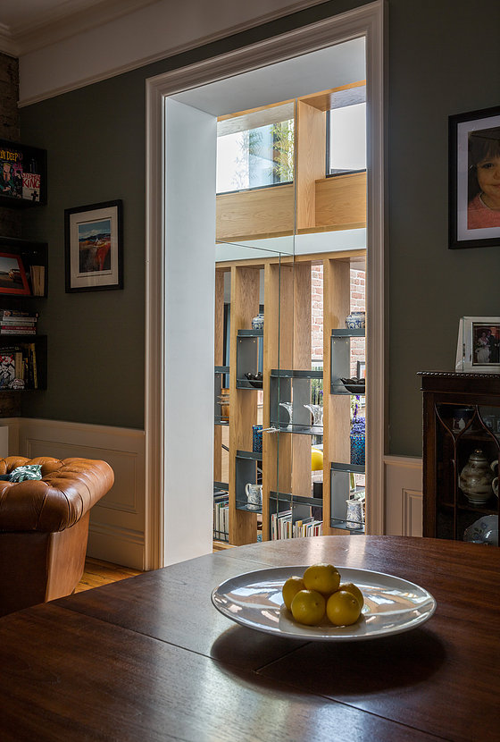 The living area in Skerries. Photograph: Ste Murray