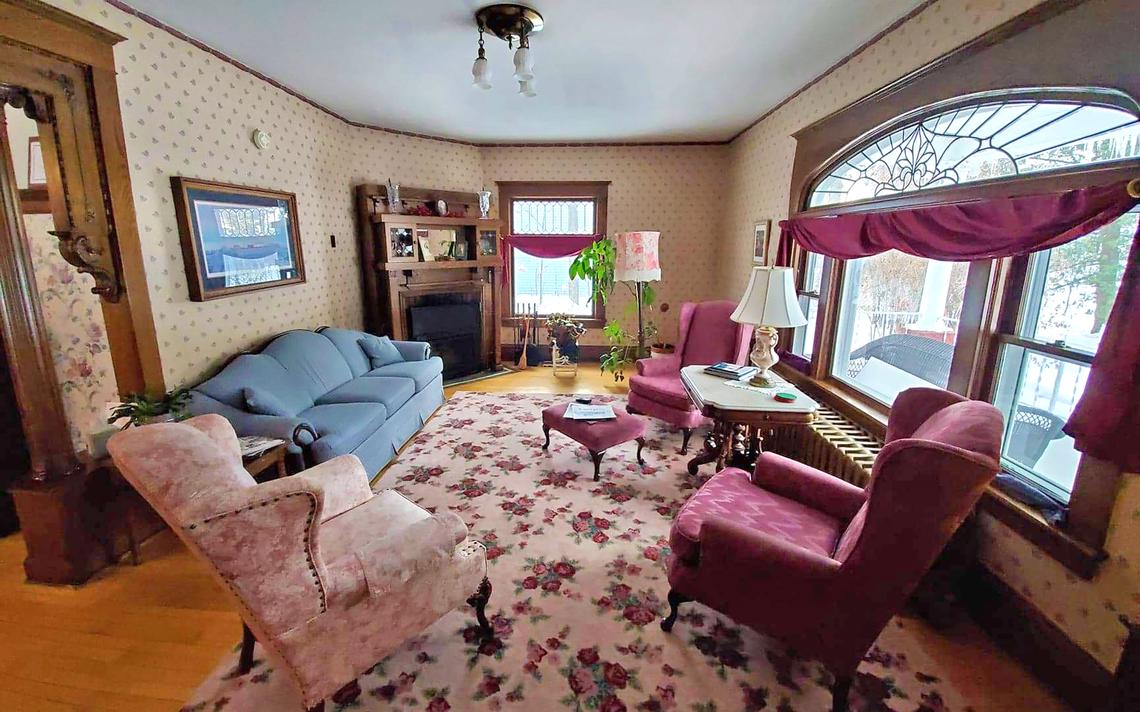 Charming antique furnishings can be found throughout Park Street Inn, which is decorated according to the innkeeper's "minimalist Victorian" style. (Bria Barton | Bemidji Pioneer) 