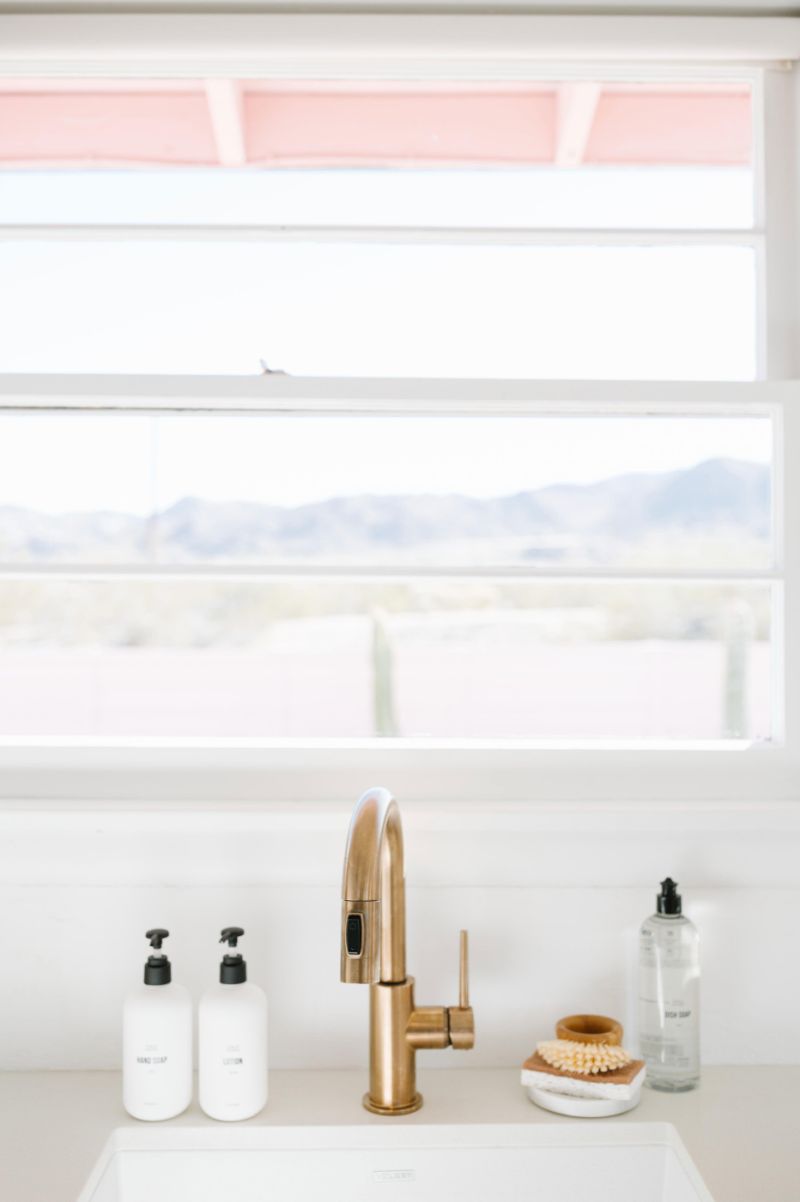 Natural light and desert views informed Danielle's design choices throughout the renovation.