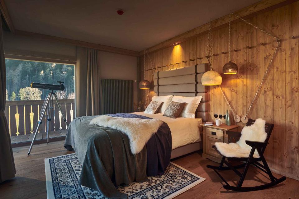 The 23 rooms at Vila Planinka in Slovenia showcase the ultimate cabin chic 