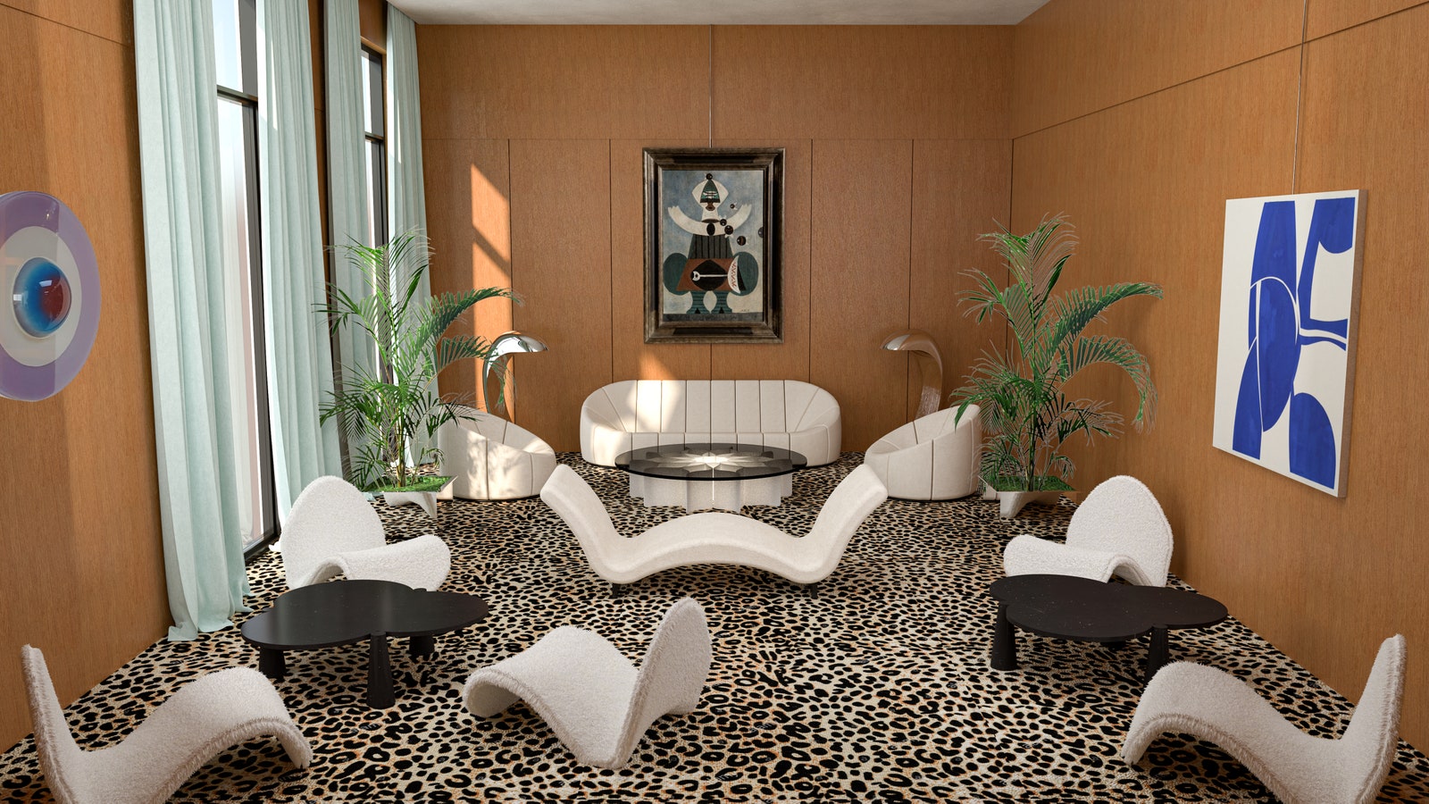 pYves Saint Laurent and Pierre Bergs Apartment restyled by Brigette Romanek.p 