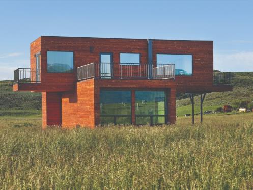 Slide 1 of 16: A home made out of shipping containers located less than hour outside of Aspen is selling for $1.5 million.The home is minimalistic in its design and sits on 35 acres with sweeping views of the Rockies.Take a look inside 1122 Co Road, which comes with a trap door that opens up to a bunker.Visit Business Insider's homepage for more stories.Read the original article on Business Insider