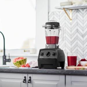 a stove top oven sitting inside of a kitchen counter: Vitamix blender sale