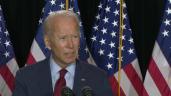 Joe Biden wearing a suit and tie: Former Vice President Joe Biden gave remarks after a briefing on the coronavirus outbreak and called for a nationwide mask wearing mandate to slow the spread. He urged Americans to 