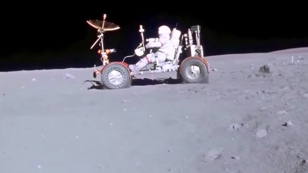 NASA Shares a Cool New 4K Video Showing the Apollo 16 Lunar Rover "Grand Prix"