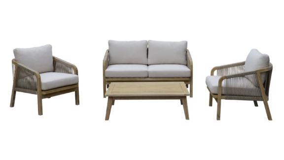 Thibault 4-Piece Sofa Seating Group With Cushions