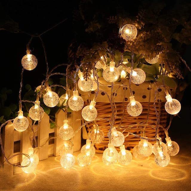 MOICO Globe String Lights for Bedroom