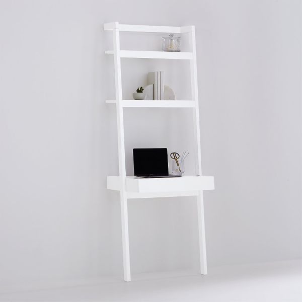 Crate & Barrel Sawyer White Desk