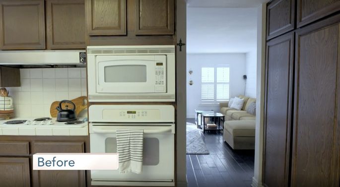 Before, this kitchen felt closed off.