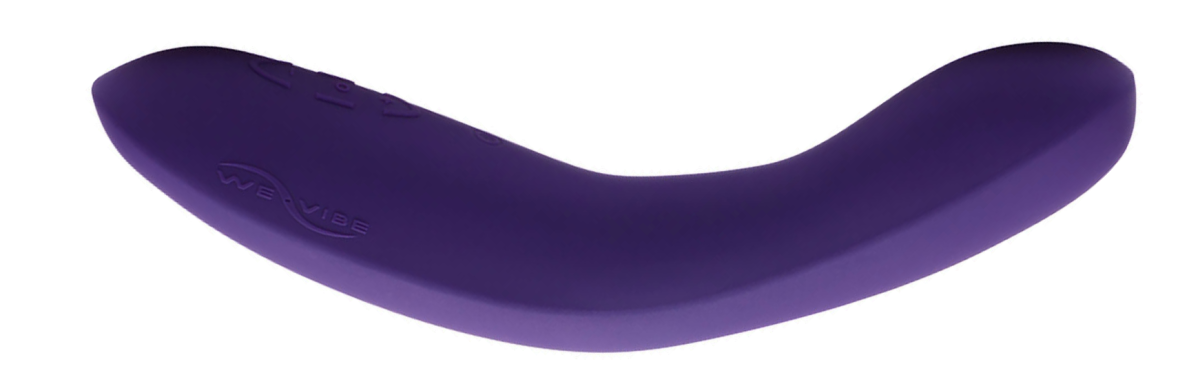 a purple curved minimalist vibrator