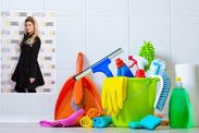 mrs hinch cleaning tips tricks hacks mopping bathroom tiles sparkling clean