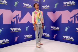 Jaden Smith posing for the camera