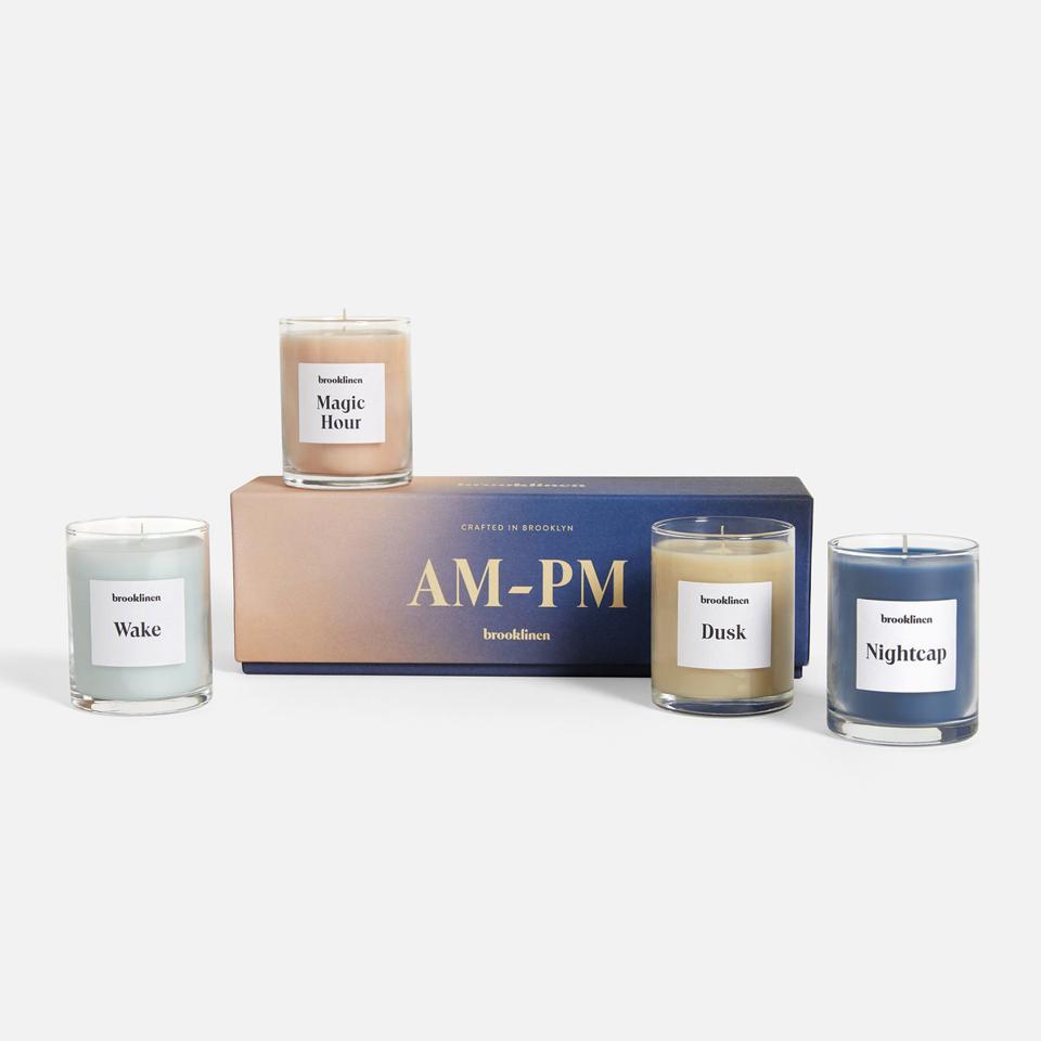 Brooklinen AM to PM Candle Set