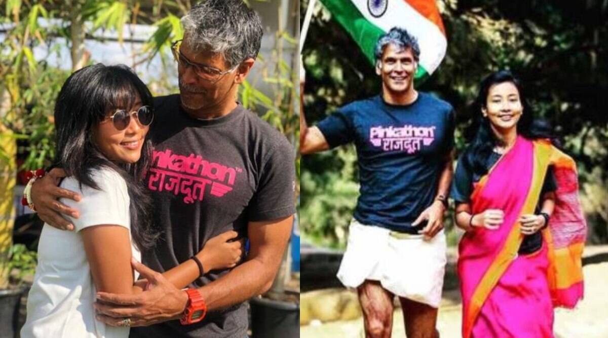 milind soman, ankita konwar