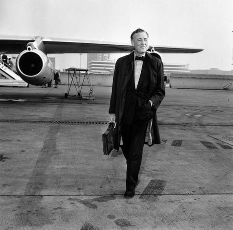 18th january 1964 ian fleming 1908 1964, author of the james bond novels, at an airfield photo by expressexpressgetty images
